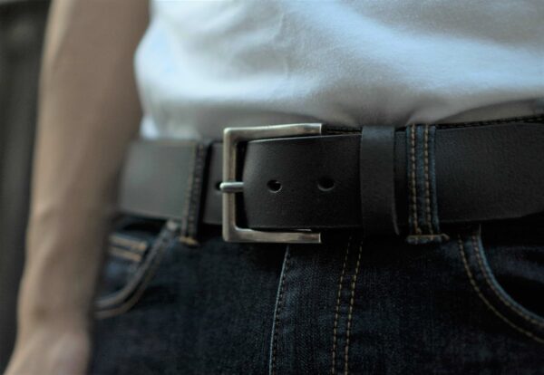 Ceinture en cuir classique pour Homme - Image 2