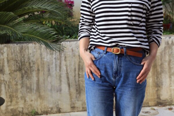 Ceintures classique en cuir pour femme – Style minimaliste - Image 3