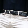 Ceinture en cuir tressé faite à la main pour homme et femme - Image 4