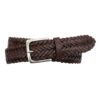 Ceinture en cuir tressé faite à la main pour homme et femme